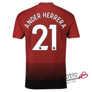 Camiseta Manchester United Primera Equipacion 21#ANDER HERRERA 2018-2019