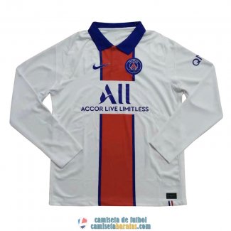 Camiseta Manga Larga PSG Segunda Equipacion 2020/2021