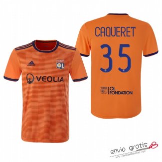 Camiseta Olympique Lyonnais Tercera Equipacion 35#CAQUERET 2018-2019