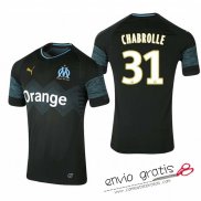Camiseta Olympique Marseille Segunda Equipacion 31#CHABROLLE 2018-2019