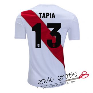 Camiseta Peru Primera Equipacion 13#TAPIA 2018