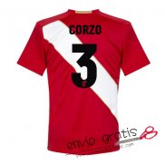 Camiseta Peru Segunda Equipacion 3#CORZO 2018