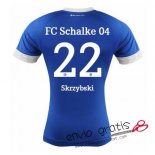 Camiseta Schalke 04 Primera Equipacion 22#Skrzybski 2018-2019