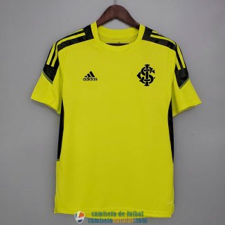 Camiseta Sport Club Internacional Training Yellow Black 2021/2022