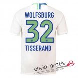 Camiseta VfL Wolfsburg Segunda Equipacion 32#TISSERAND 2018-2019