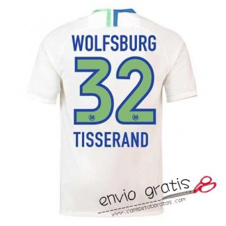 Camiseta VfL Wolfsburg Segunda Equipacion 32#TISSERAND 2018-2019