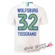 Camiseta VfL Wolfsburg Segunda Equipacion 32#TISSERAND 2018-2019