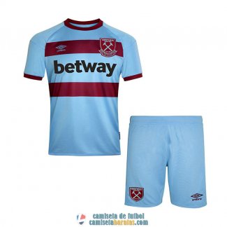 Camiseta West Ham United Ninos Segunda Equipacion 2020/2021