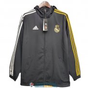 Real Madrid Chaqueta Rompevientos Black 2020/2021