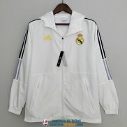 Real Madrid Chaqueta Rompevientos White I 2022/2023