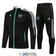 Arsenal Chaqueta Black II + Pantalon Black II 2021/2022