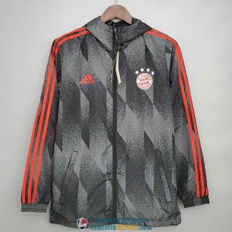 Bayern Munich Chaqueta Rompevientos Black Pattern 2021/2022