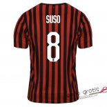 Camiseta AC Milan Primera Equipacion 8#SUSO 2019-2020