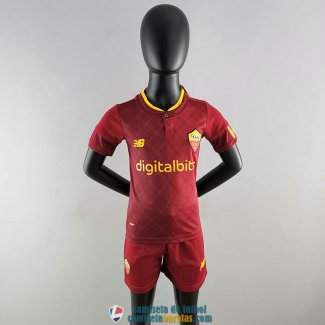 Camiseta AS Roma Ninos Primera Equipacion 2022/2023