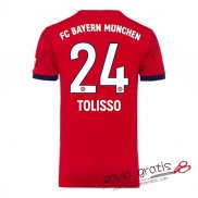 Camiseta Bayern Munich Primera Equipacion 24#TOLISSO 2018-2019