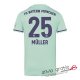 Camiseta Bayern Munich Segunda Equipacion 25#MULLER 2018-2019
