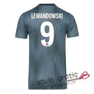 Camiseta Bayern Munich Tercera Equipacion 9#LEWANDOWSKI 2018-2019