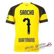 Camiseta Borussia Dortmund Primera Equipacion 7#SANCHO 2018-2019