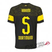 Camiseta Borussia Dortmund Segunda Equipacion 5#HAKIMI 2018-2019