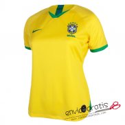 Camiseta Brasil Mujer World Cup Primera Equipacion 2019