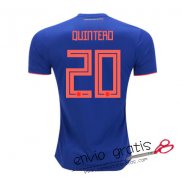 Camiseta Colombia Segunda Equipacion 20#QUINTERO 2018