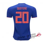 Camiseta Colombia Segunda Equipacion 20#QUINTERO 2018