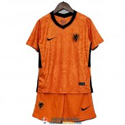 Camiseta Holanda Euro Ninos Primera Equipacion 2020