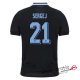 Camiseta Lazio Tercera Equipacion 21#SERGEJ 2018-2019
