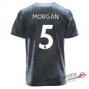 Camiseta Leicester City Segunda Equipacion 5#MORGAN 2018-2019