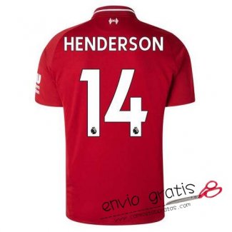Camiseta Liverpool Primera Equipacion 14#HENDERSON 2018-2019