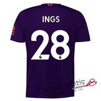 Camiseta Liverpool Segunda Equipacion 28#INGS 2018-2019