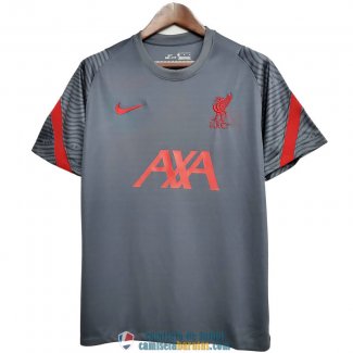 Camiseta Liverpool Training Dark Gray 2020/2021