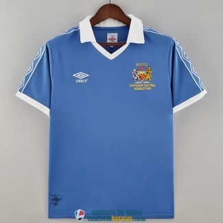 Camiseta Manchester City Retro Primera Equipacion 1981/1982