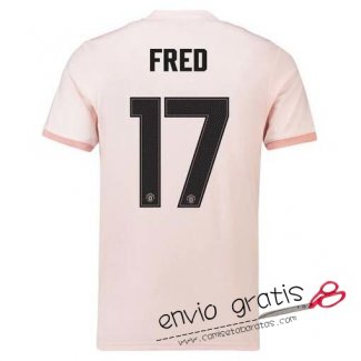 Camiseta Manchester United Segunda Equipacion 17#FRED Cup Printing 2018-2019