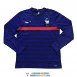 Camiseta Manga Larga Francia Primera Equipacion 2020/2021