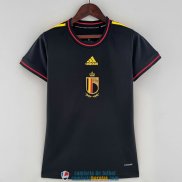 Camiseta Mujer Belgica Black I 2022/2023