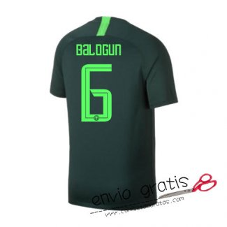 Camiseta Nigeria Segunda Equipacion 6#BALOGUN 2018