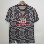 Camiseta PSG Training Black Gray IV 2021/2022 Camiseta PSG Training Black Gray IV 2021/2022
