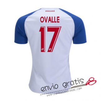 Camiseta Panama Segunda Equipacion 17#OVALLE 2018