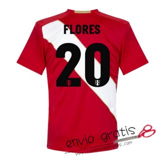 Camiseta Peru Segunda Equipacion 20#FLORES 2018