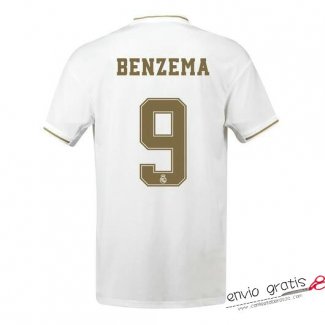 Camiseta Real Madrid Primera Equipacion 9#BENZEMA 2019-2020
