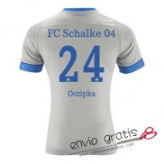 Camiseta Schalke 04 Segunda Equipacion 24#Oczipka 2018-2019