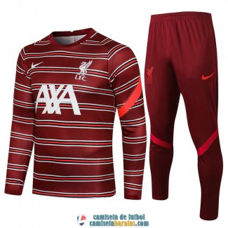 Liverpool Sudadera De Entrenamiento Red II + Pantalon Red II 2021/2022