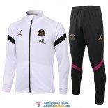 PSG x Jordan Chaqueta White + Pantalon 2020/2021 PSG x Jordan Chaqueta White + Pantalon 2020/2021