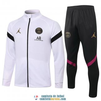 PSG x Jordan Chaqueta White + Pantalon 2020/2021