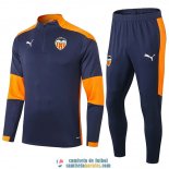 Valencia Sudadera De Entrenamiento Navy + Pantalon 2020/2021