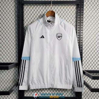 Arsenal Chaqueta Rompevientos White II 2023/2024