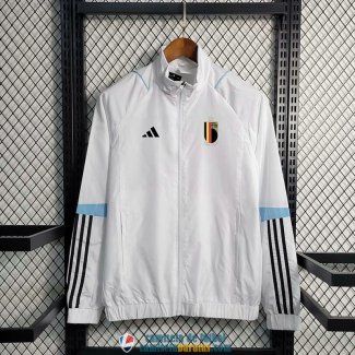 Belgica Chaqueta Rompevientos White II 2023/2024