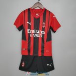 Camiseta AC Milan Ninos Primera Equipacion 2021/2022