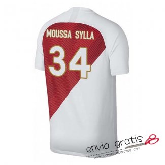 Camiseta AS Monaco Primera Equipacion 34#MOUSSA SYLLA 2018-2019